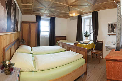 Rooms in refuge natural parc Puez-Odle